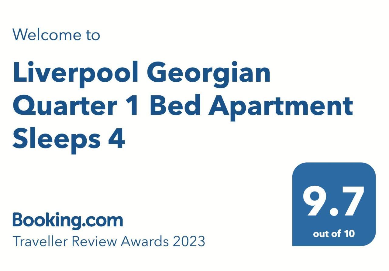 Liverpool Georgian Quarter 1 Bed Apartment Sleeps 4 Eksteriør bilde